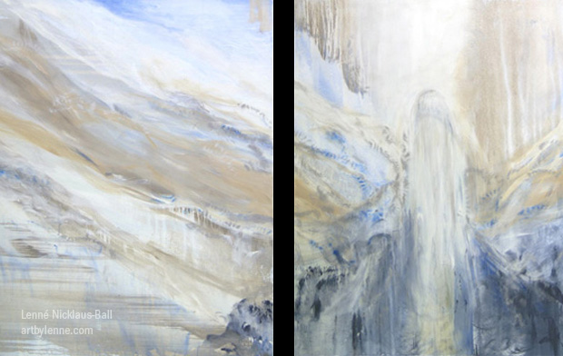 Air Born. Diptych by Lenne.