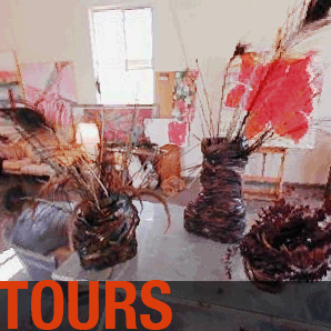 Virtually gallery and studio tours.